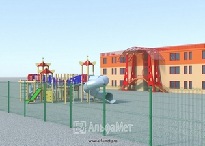 2D ограждения для школ и детских садов в Екатеринбурге
